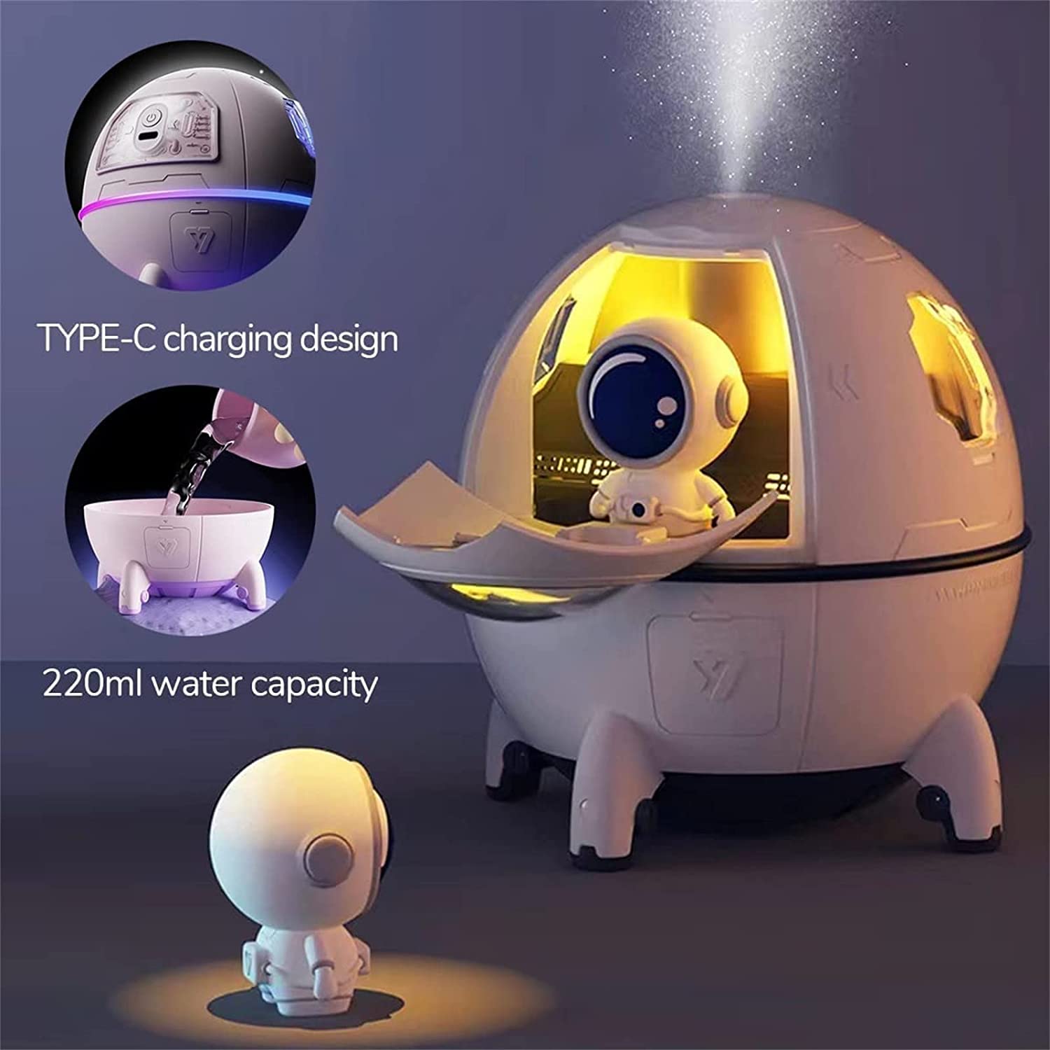 Universe Flow Ultrasonic Astronaut Humidifier