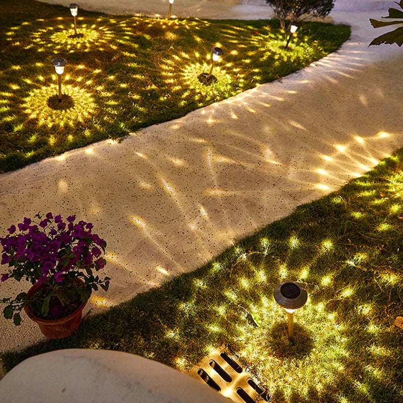 Solar-Powered Decorative LED Garden Illumination Lamps