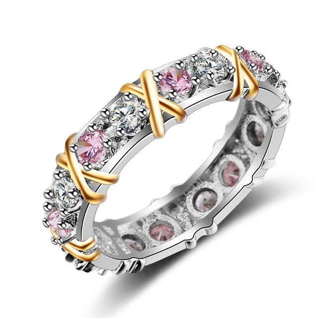 Handmade Creative Eternity Zircon Ring