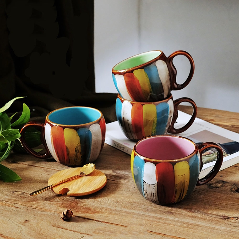 Collectible Colorful Handmade Coffee Mug