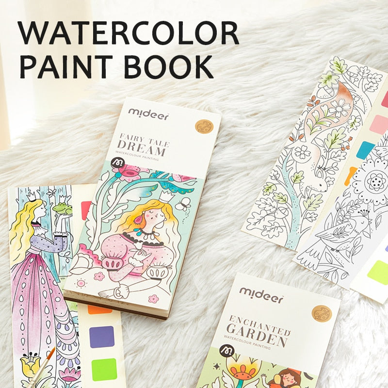 Watercolor Kids Book Paint Set