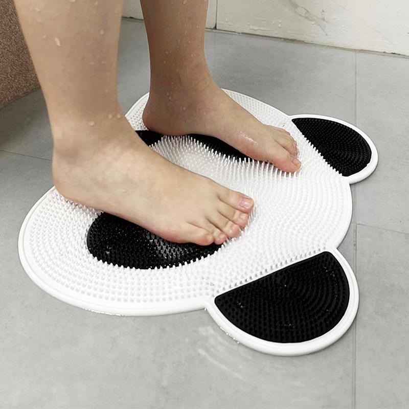 Panda Pattern Non-Slip Massage Bathroom Mat