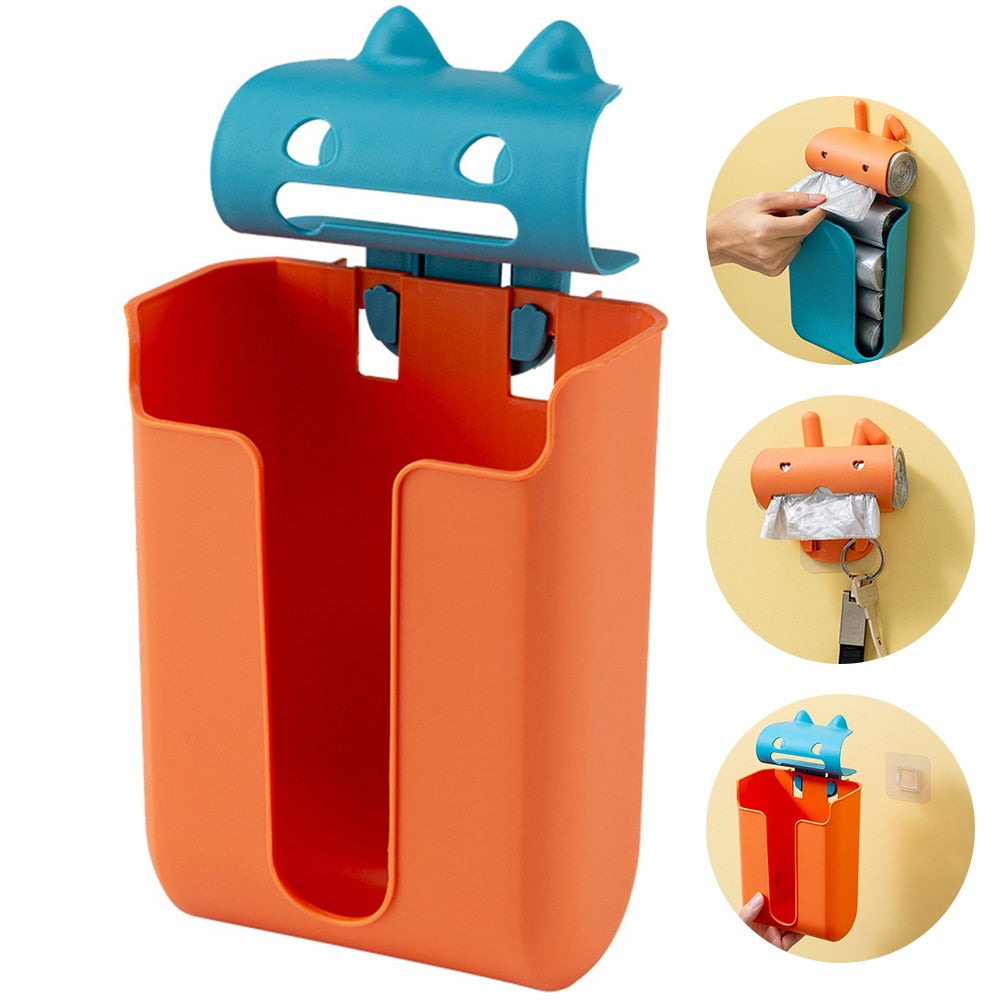 Mini Garbage Bag Dispenser Storage Rack