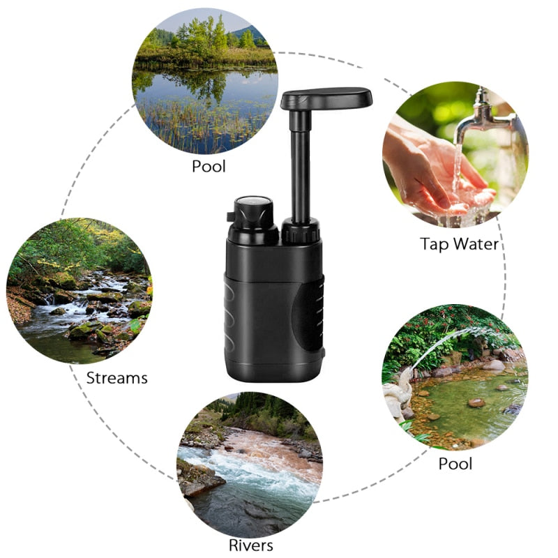 Outdoor Water Filter Camping Survival Tool