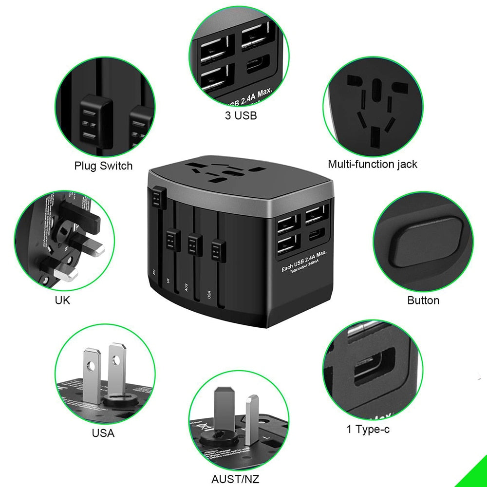 Universal Travel Socket Converter