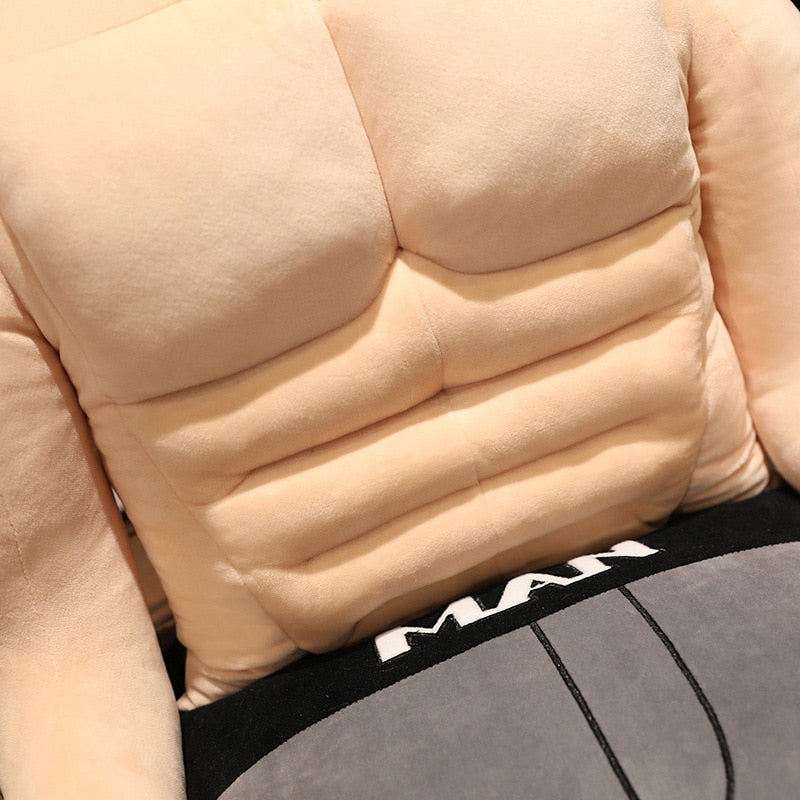 Muscle Man Strong Cuddly Body Pillow Cushion