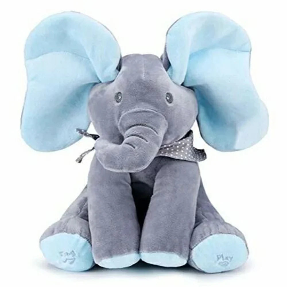 Playful Tunes Electric Hide and Seek Plush Elephant