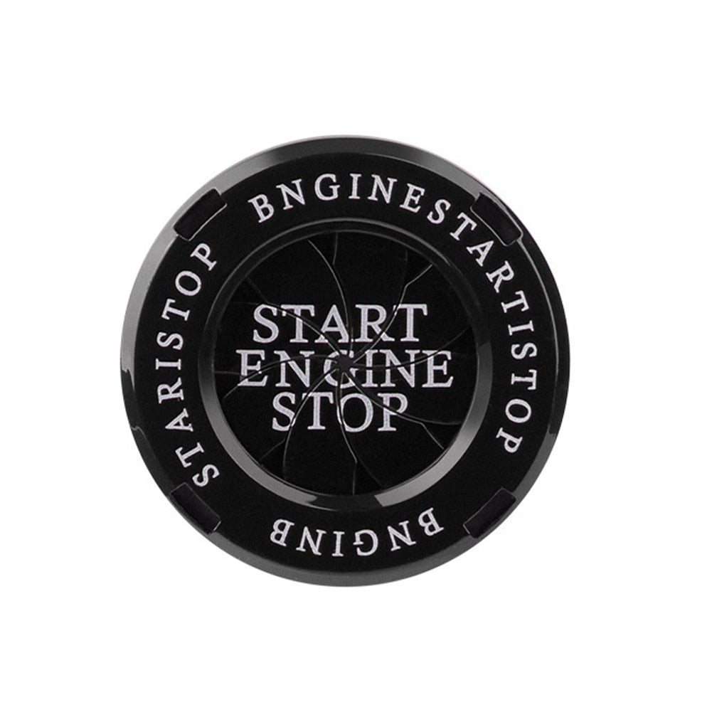 Rotating Metal Engine Start Button Cover