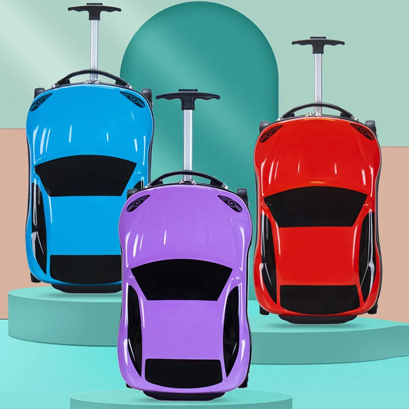 3D Car Mini Explorer Kids Luggage