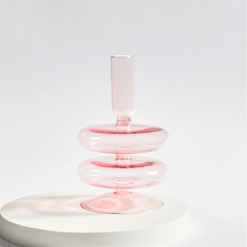 Spiral Geometric Candle Holders