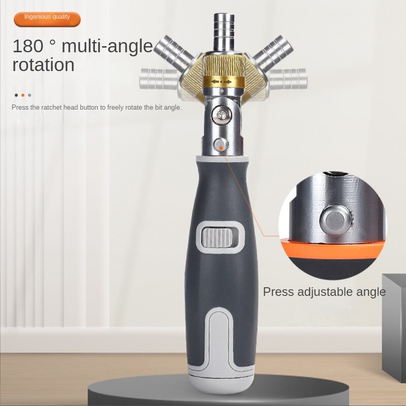 10in1 Multi-Angle Portable Ratchet Screwdriver