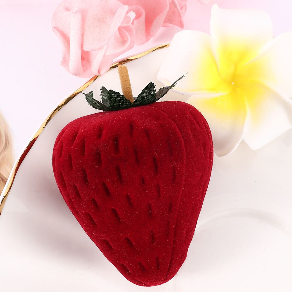 Strawberry Inspired Ring Storage Box