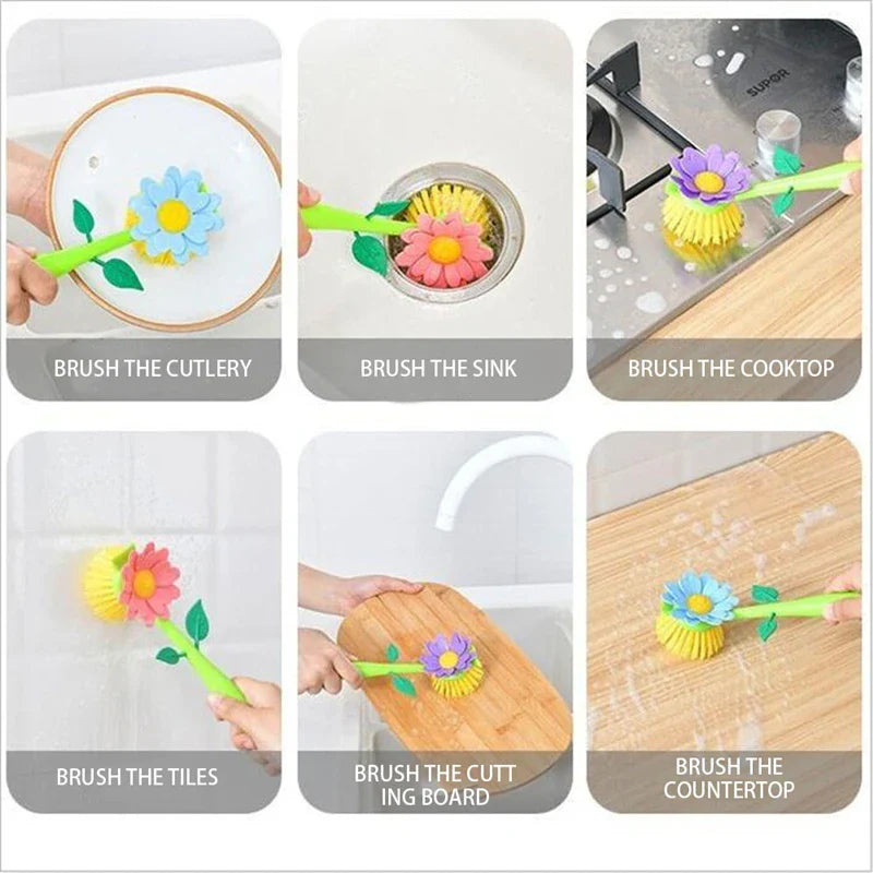 Flower Vase Creative Cleaning Brush