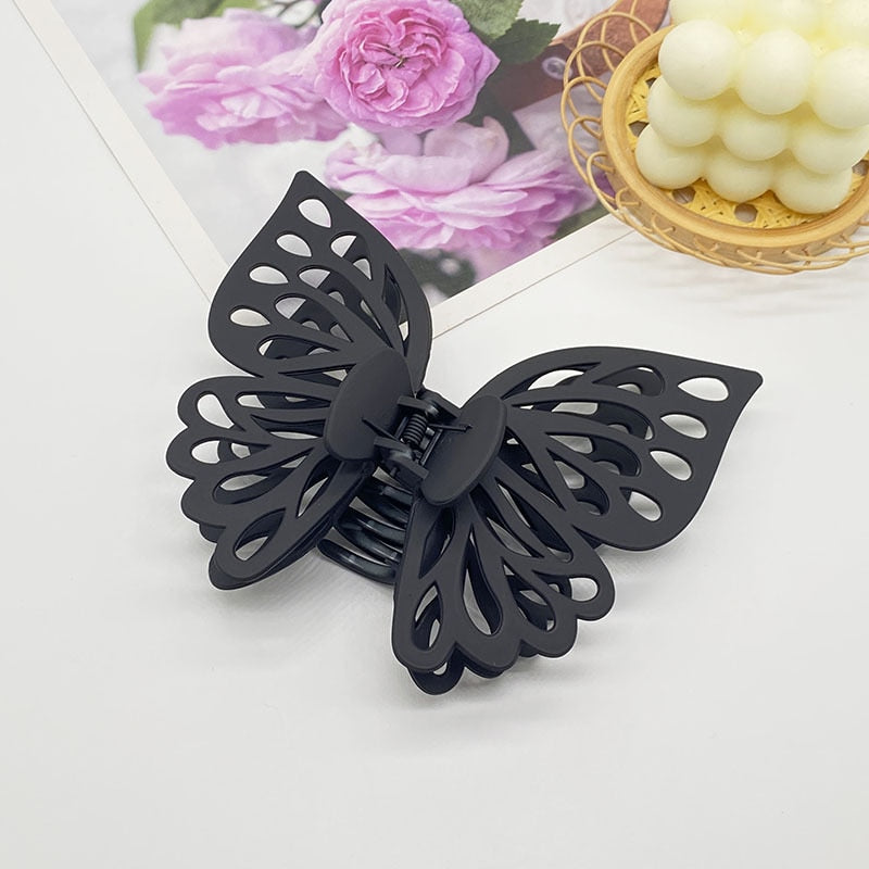 Oversized Butterfly Hair Claws