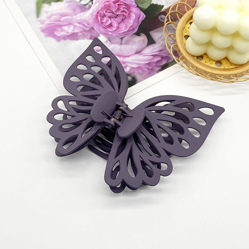 Oversized Butterfly Hair Claws