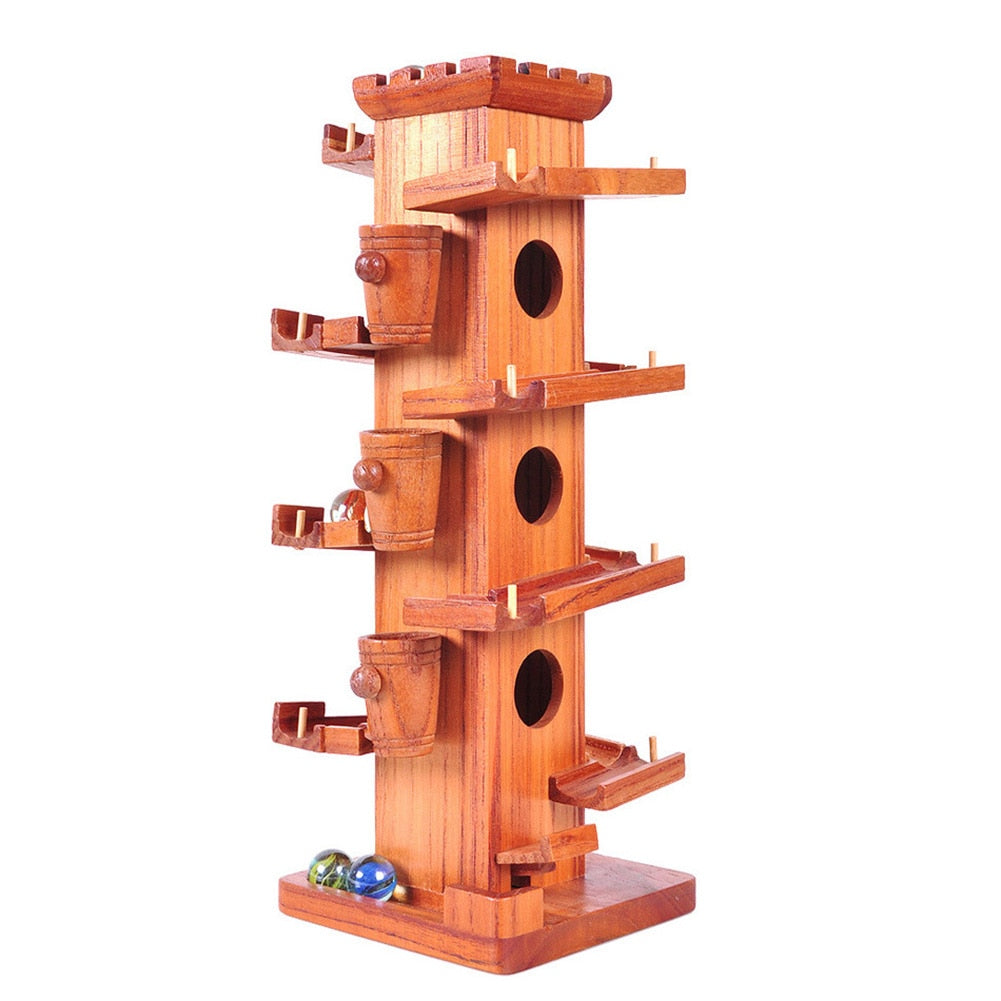 Marble Adventure Wooden Maze Ball Tower