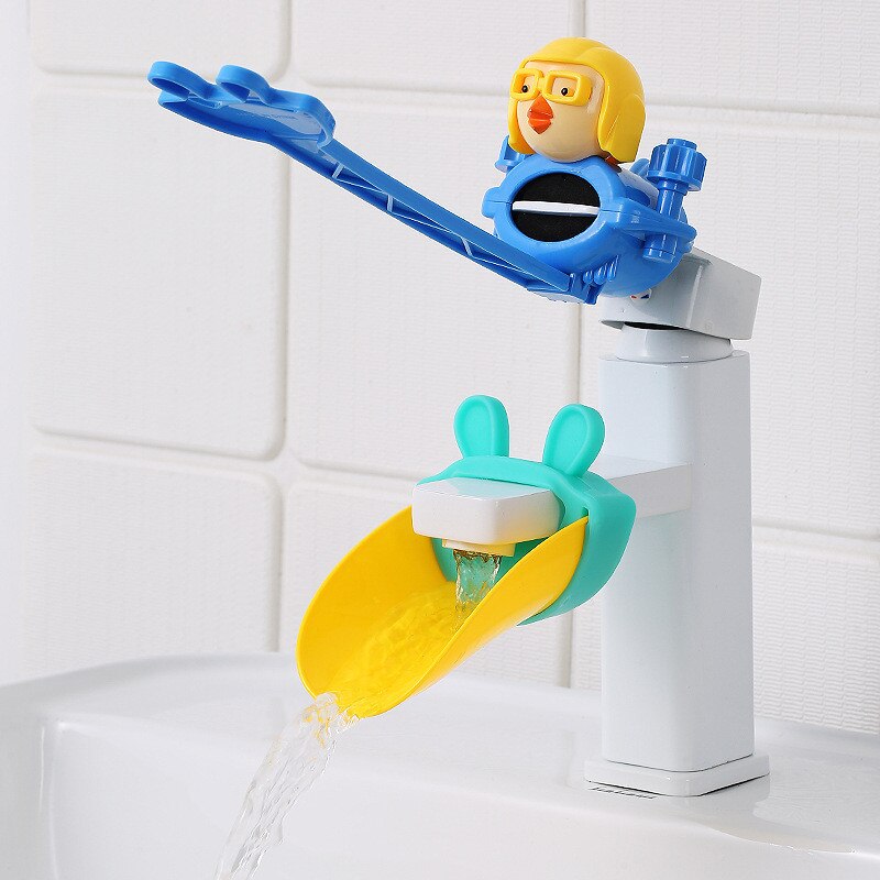 Cartoon Splash Proof Kids Faucet Extender