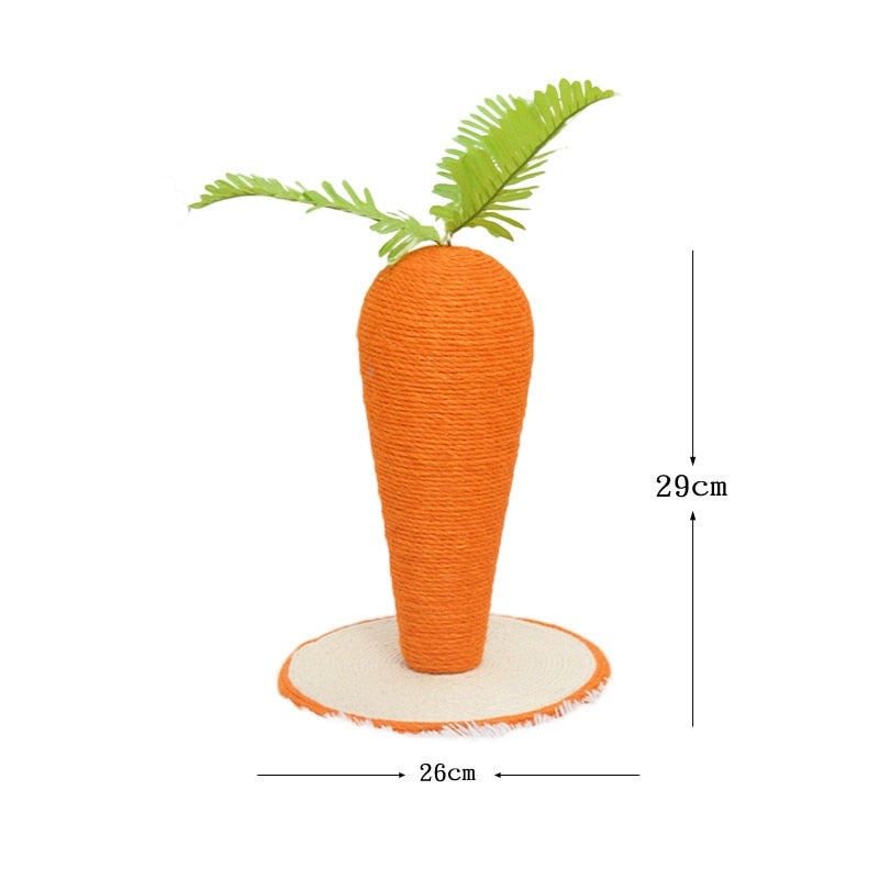 Egg Carrot Cat Scratching Board