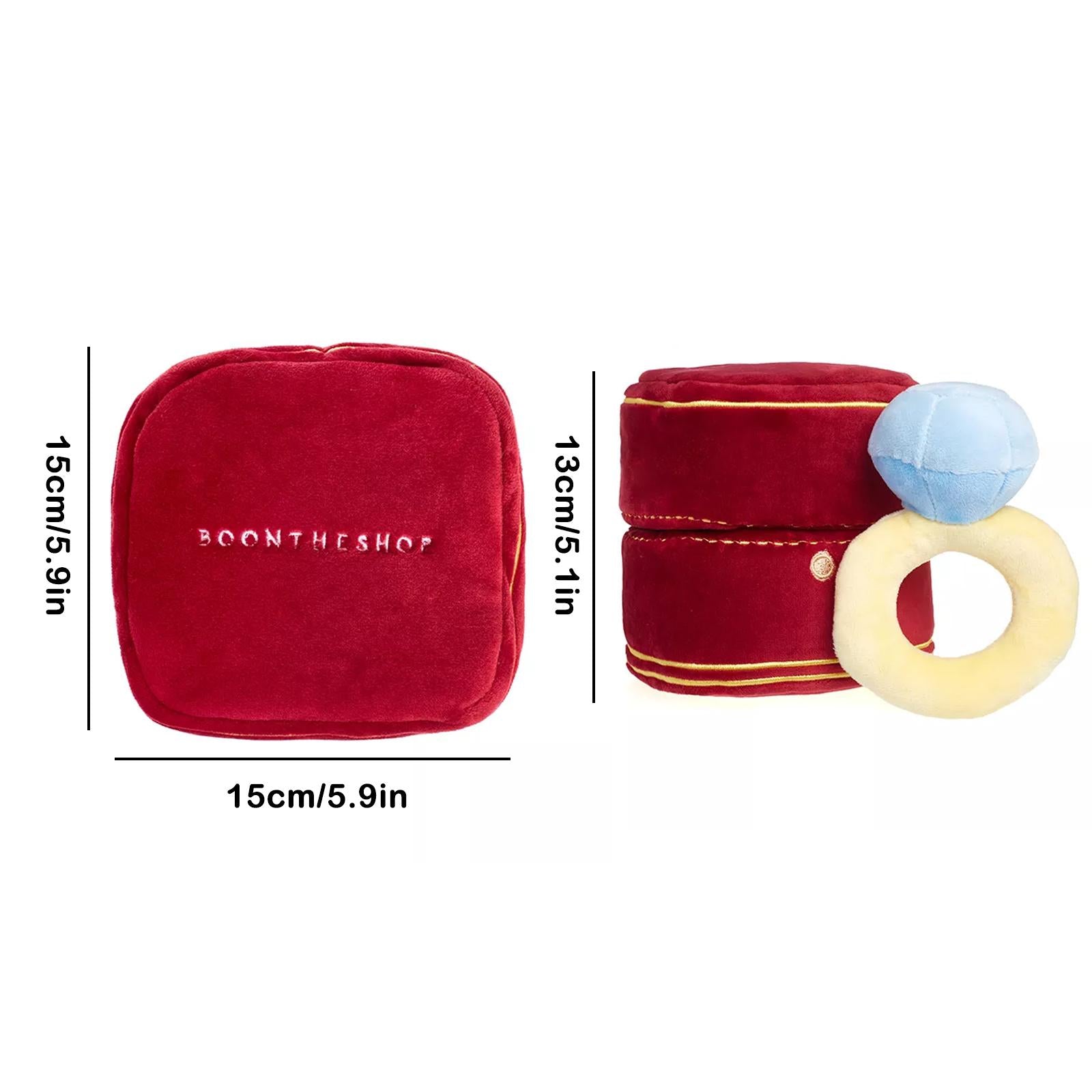 Love Gem Soft Stuffed Plush Ring Box