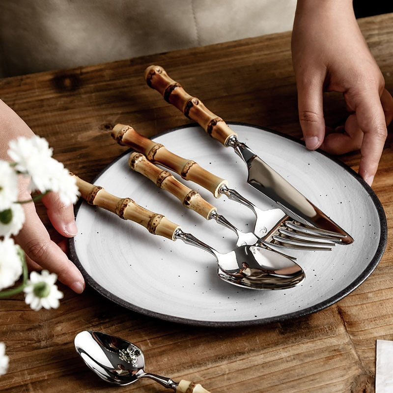 Creative Retro Bamboo Cutlery