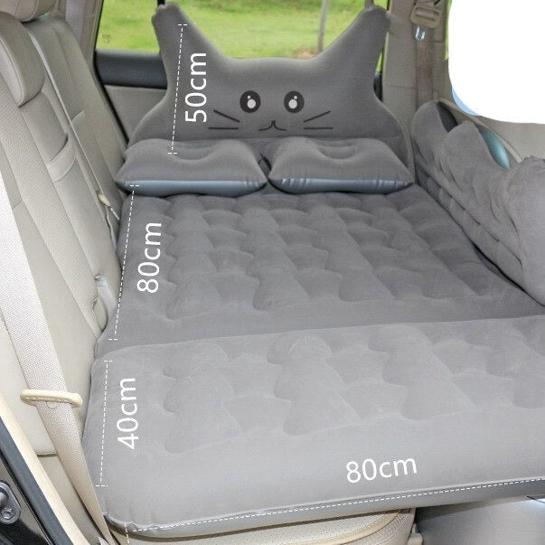 Cat Inflatable Car Back Seat Bed