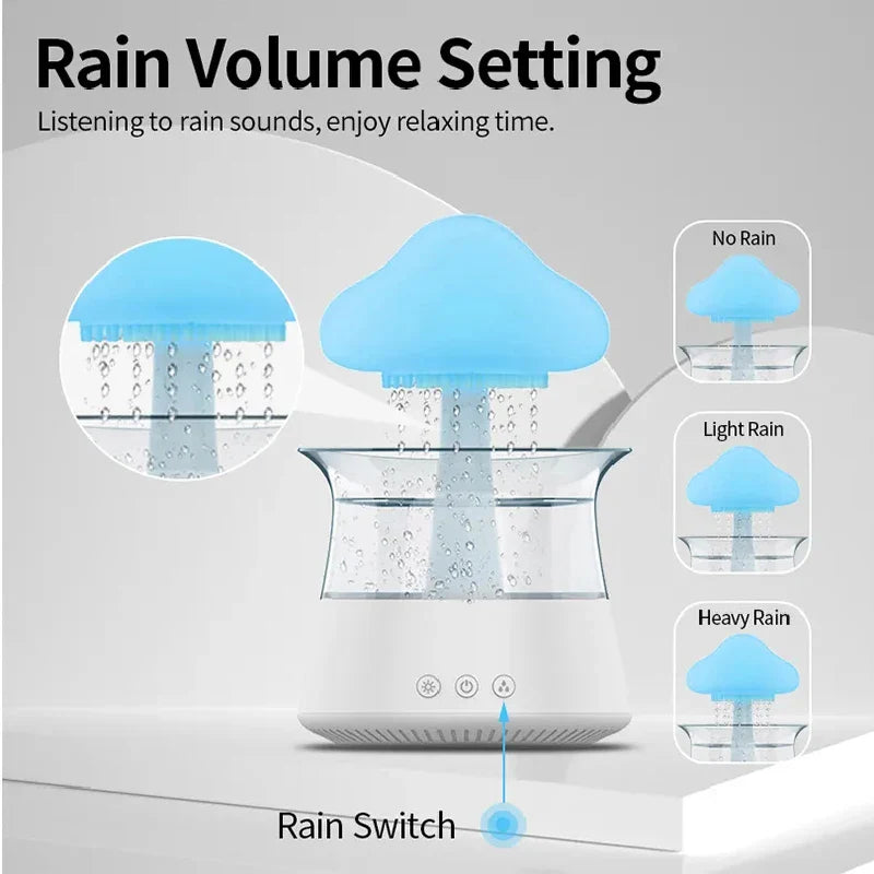 Cloud Rain Forest Aromatherapy Humidifier Lamp