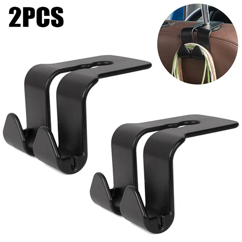 Space-Saver Double Hook Car Back Seat Hangers