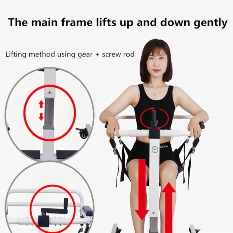 Simplified Elderly Patient Movement Mobility Bed Assistant Wheelchair