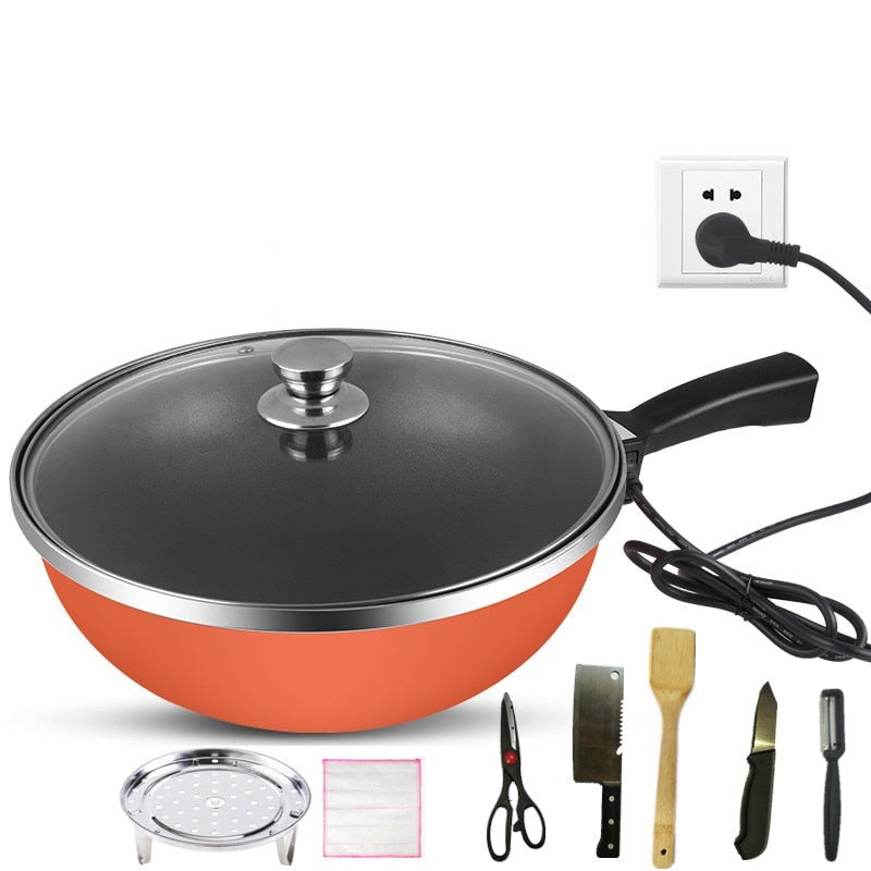 Integrated Electric Non-stick Pan