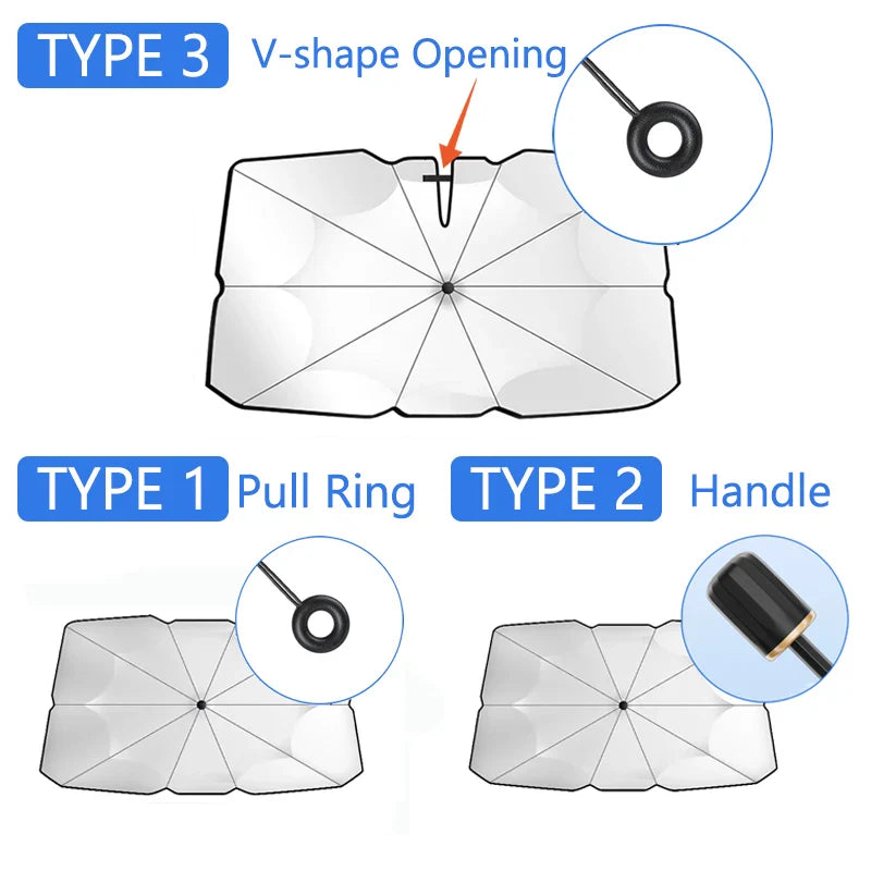 Sunshield Foldable Car Windshield Umbrella
