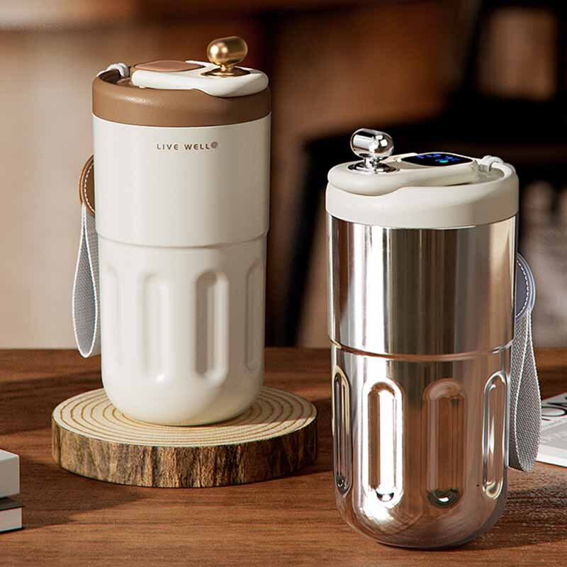 Portable Smart Stainless Steel Coffee Cup