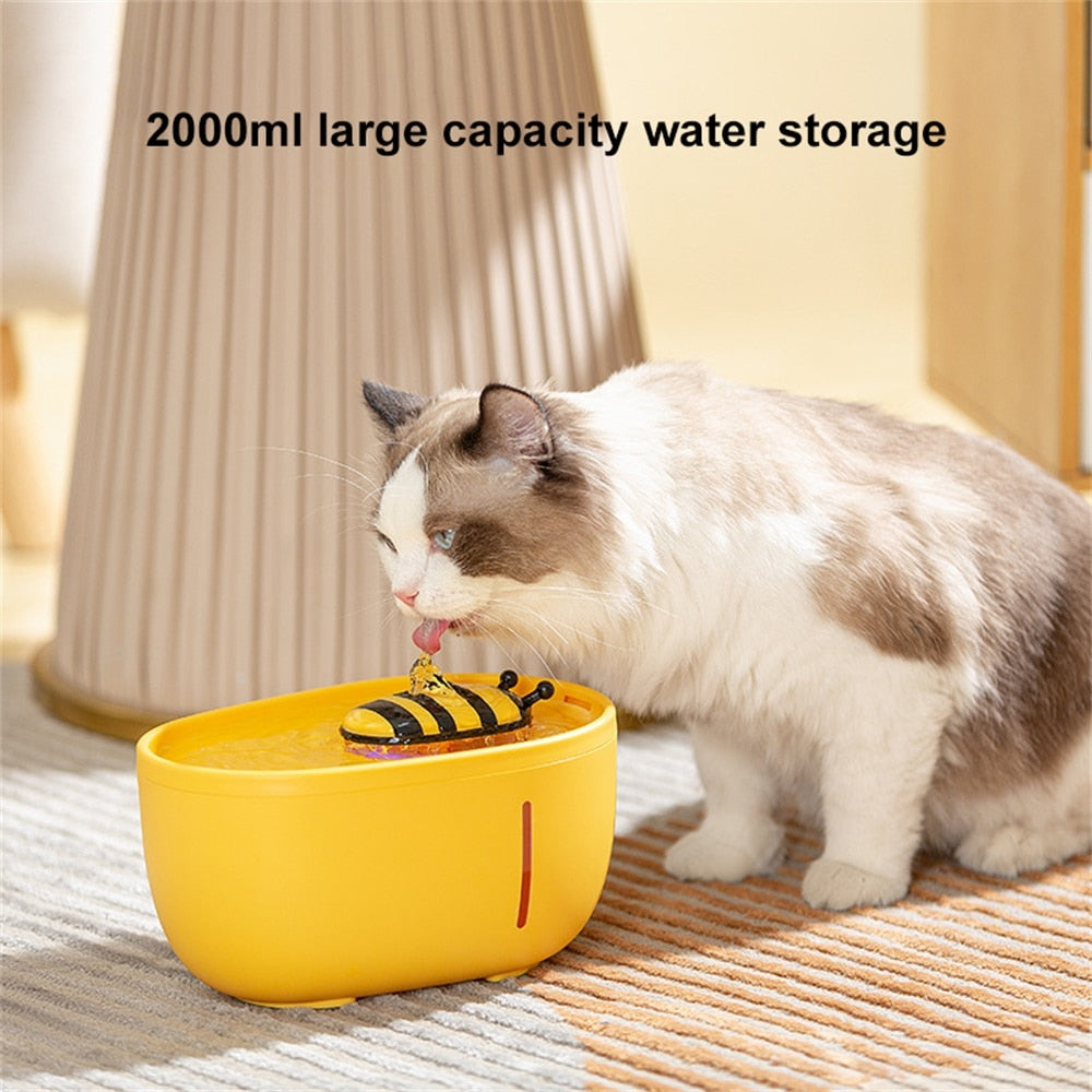 Honey Flow Pet Automatic Water Fountain