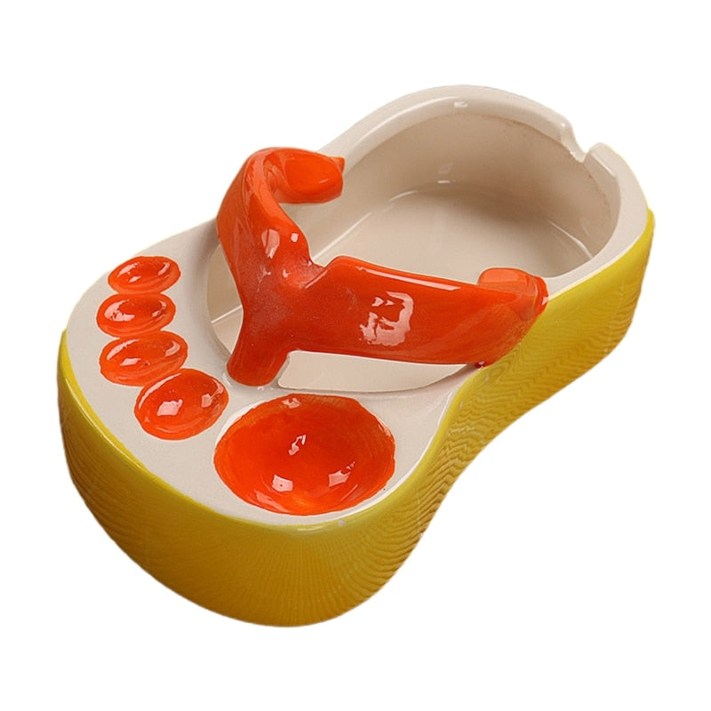 Ceramic Flip Flop Food Serving Bowl