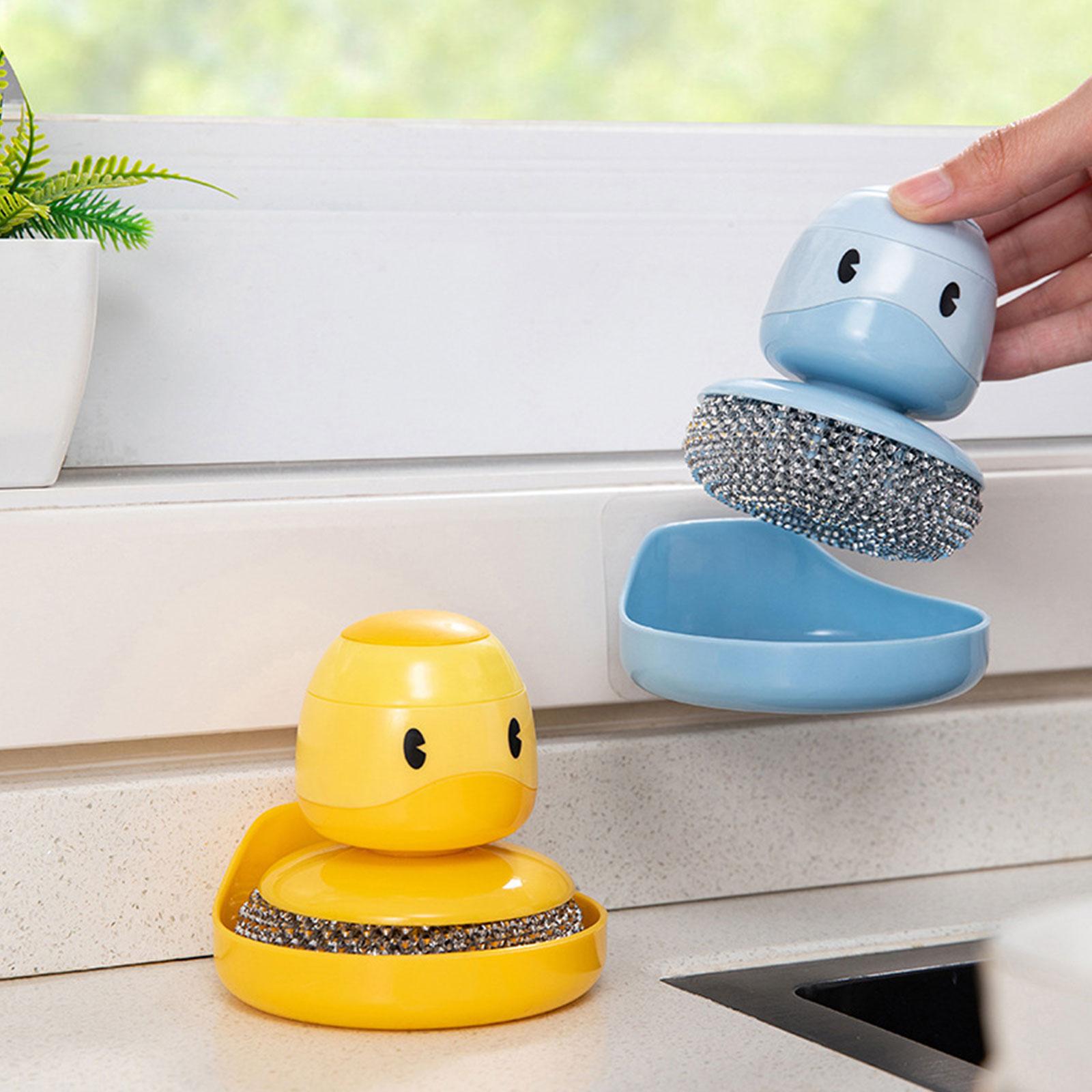 Duck Shape Dishwashing Scrubber