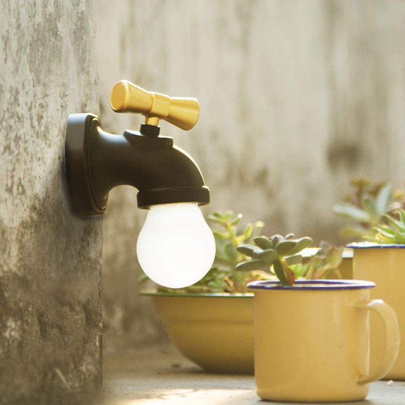 Creative Faucet Wall Lamp