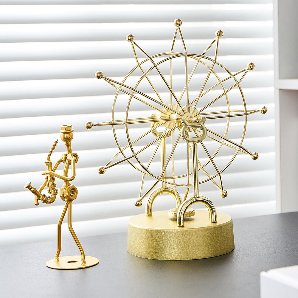 Modern Metal Rotating Home Office Decor