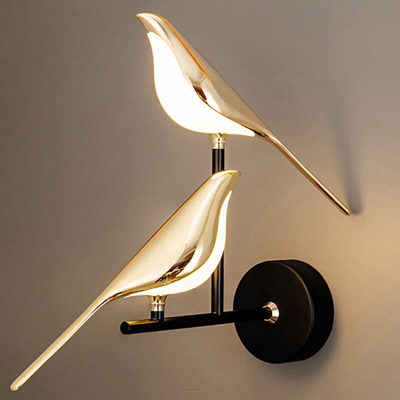 Modern Nordic Wall Bird Lamp