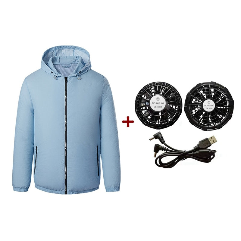 Outdoor Summer Cooling Fan Jacket