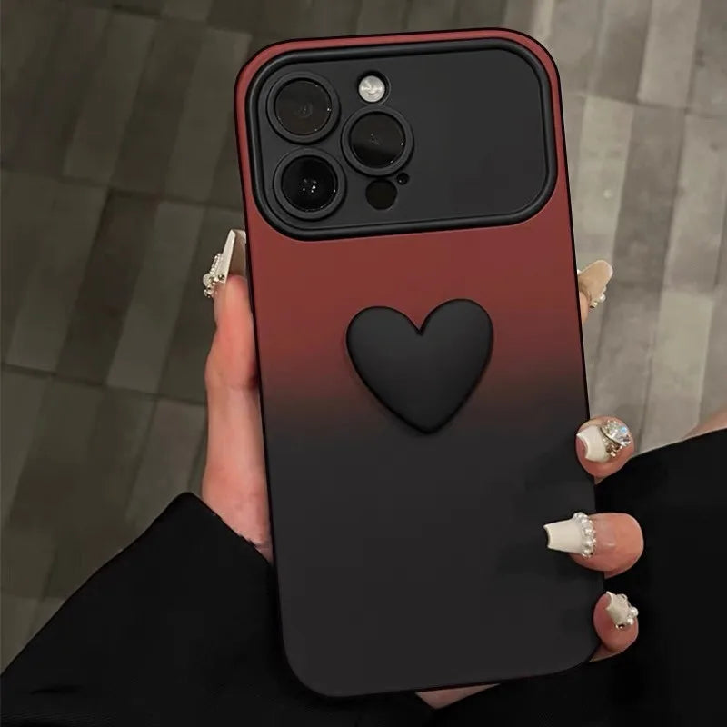 3D Cute Heart Phone Case