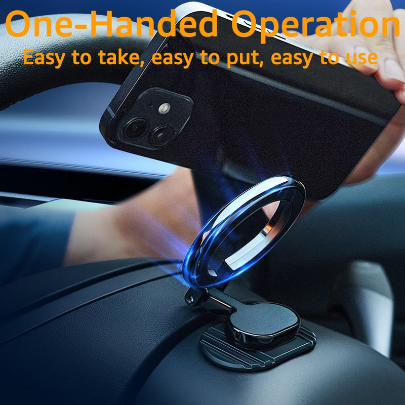 Metal Magnetic Secure Drive Car Phone Holder