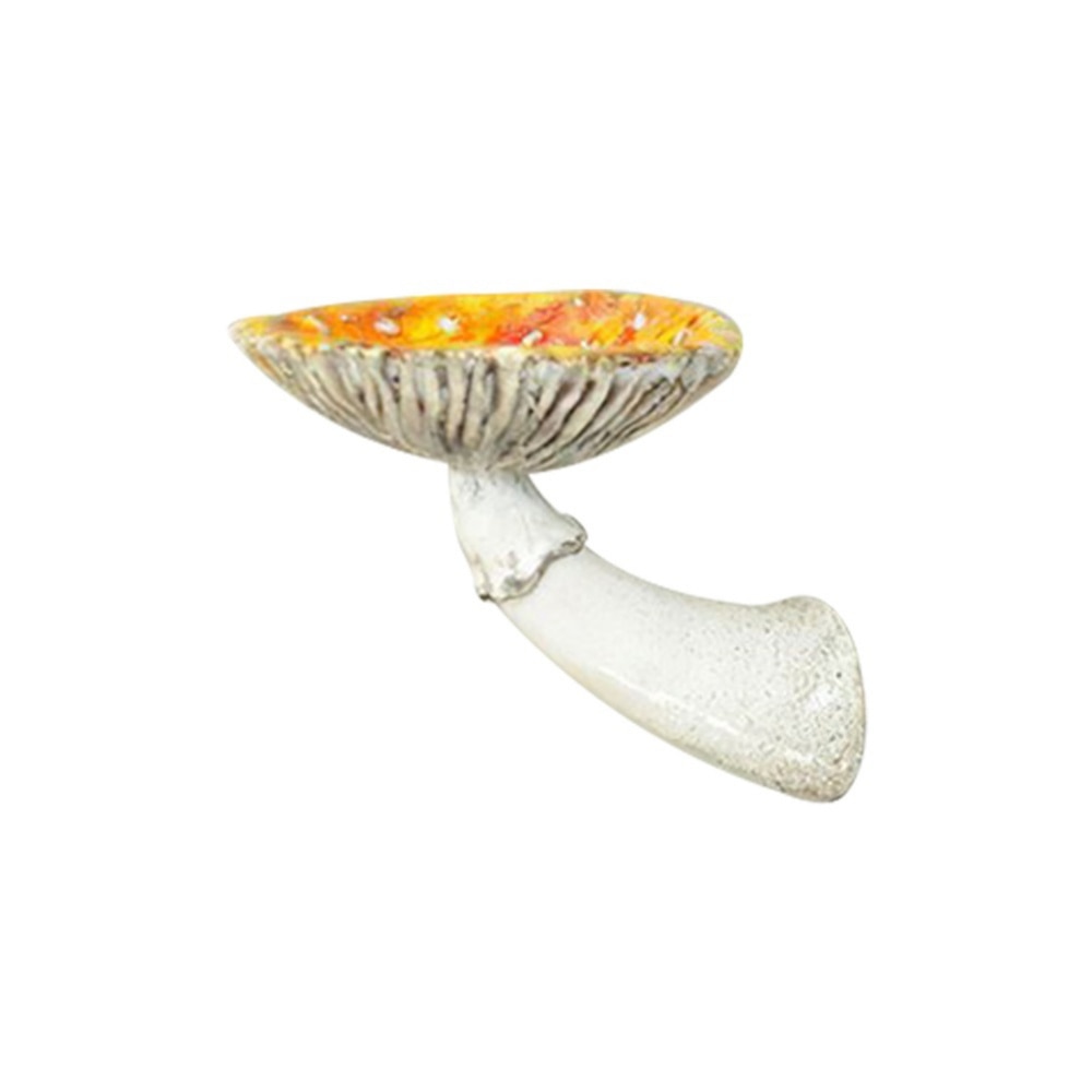 Mushroom Shape Floating Resin Wall Shelf