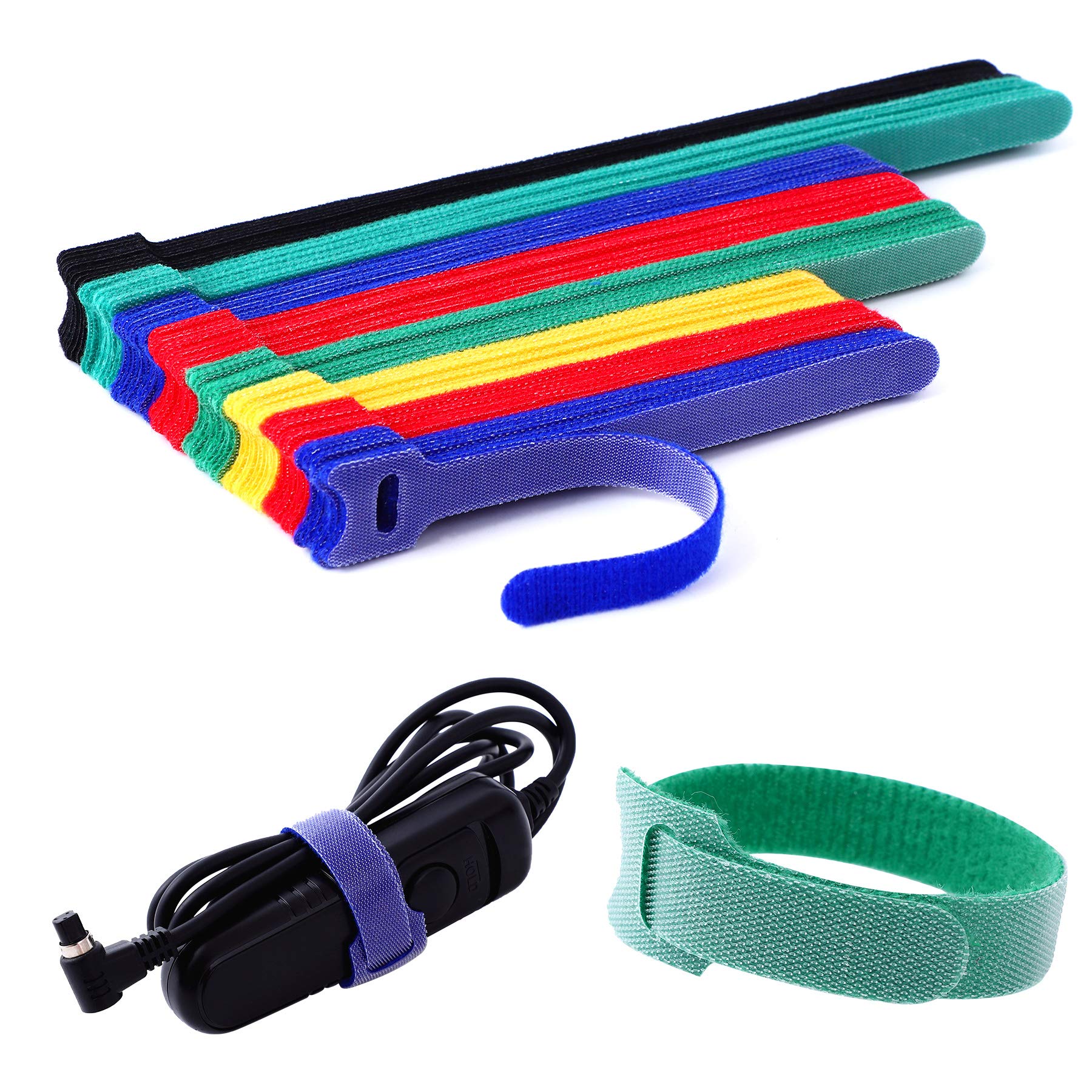 Multicolor Separable Cable Organizer Ties