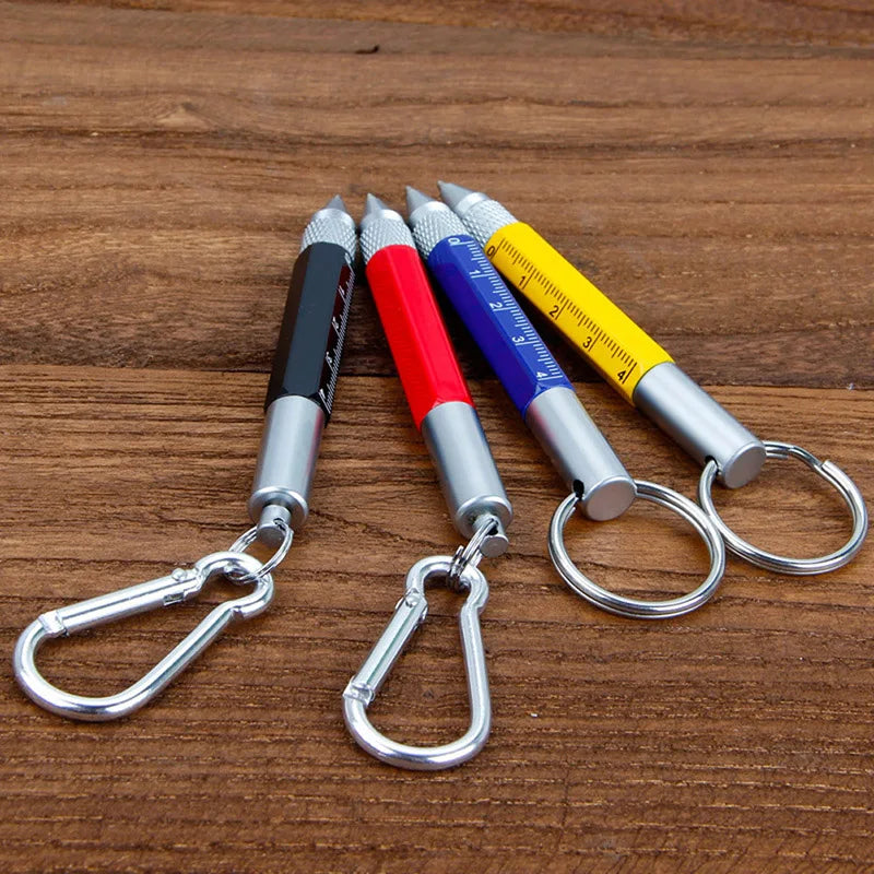 6in1 Pocket Pro Multi-Pen Tool Kit Keychain