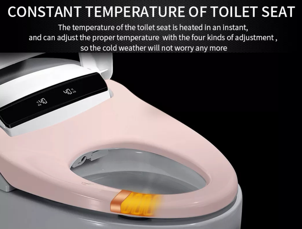 Elegant Smart Futuristic Self-Cleaning Toilet