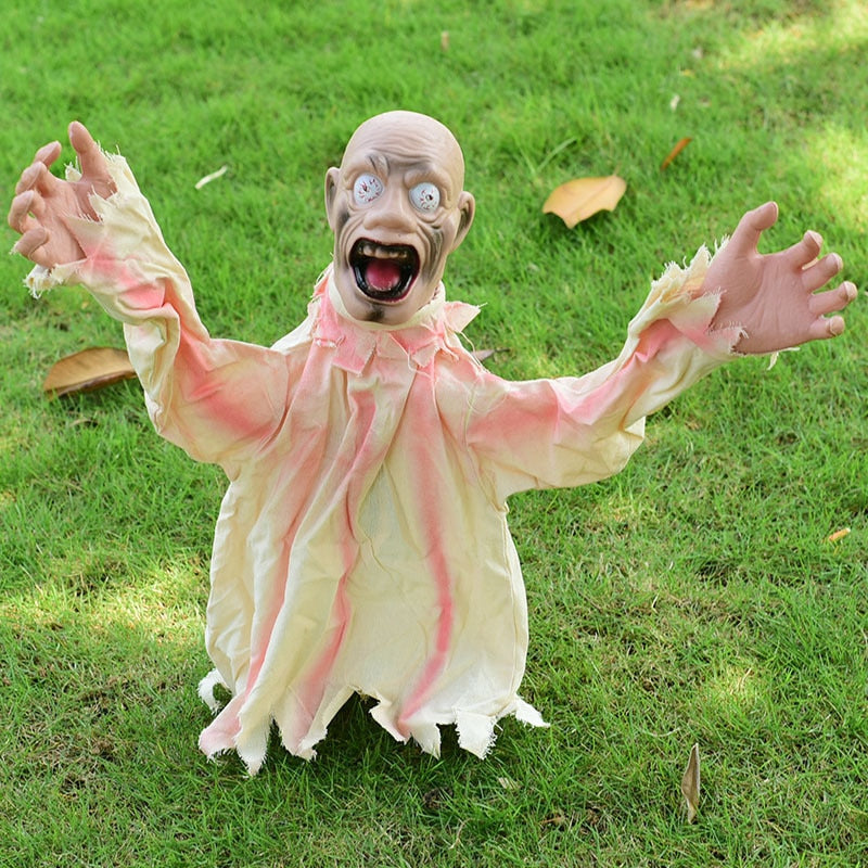 Scary Screaming Zombie Garden Halloween Decoration