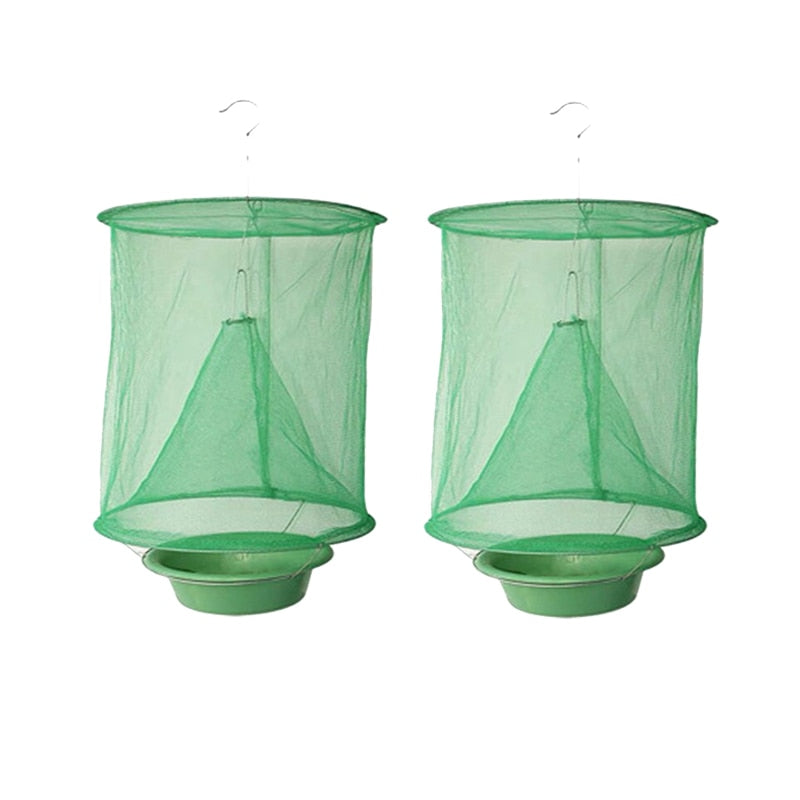 Reusable Hanging Cage Net Fly Trap