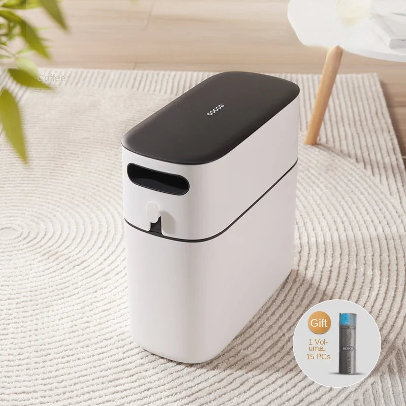 Smart Dispose Auto Wrap Trash Can