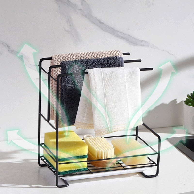 Kitchen Sink Detachable Organizer Rack