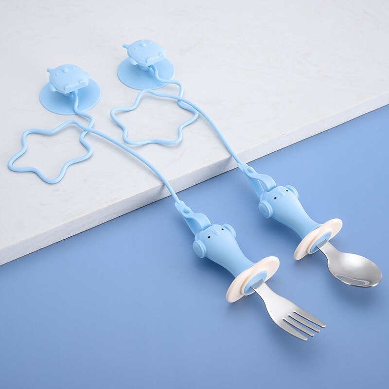 Anti-drop Baby Spoon Fork Set