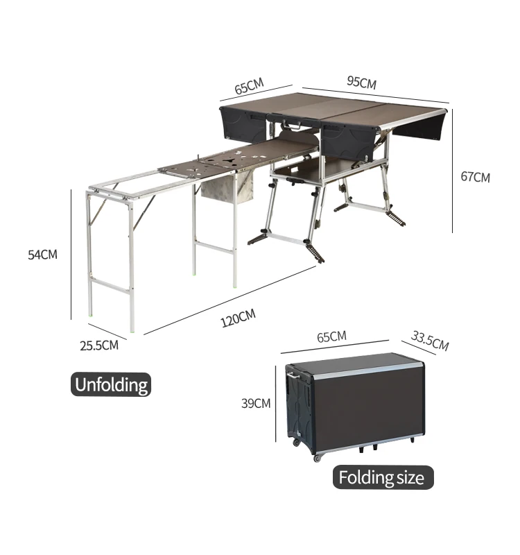 Ultimate Camping Foldable Kitchen Station